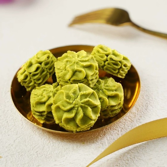 澳门葡记小金盒手信黄油小花曲奇抹茶饼干糕点心零食特产中秋送礼