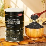 熟黑芝麻450g五谷杂粮免洗即食干吃芝麻粒可磨粉炒家用
